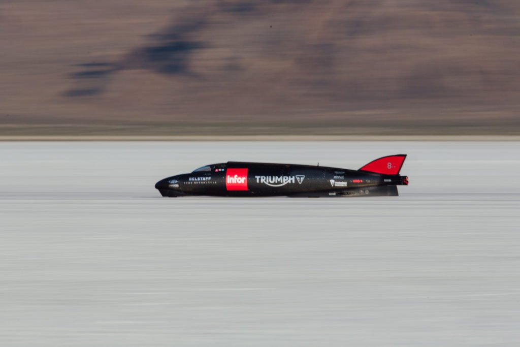 Triumph Infor Rocket Streamliner Becomes The Fastest Ever Triumph On The Bonneville Salt Flats