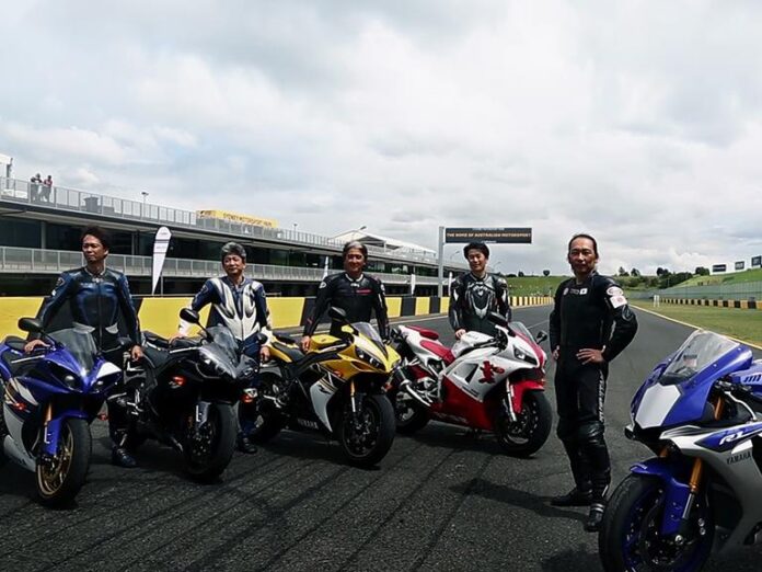 YZF-R1 project leaders celebrated 17 years of development on the YZF-R1