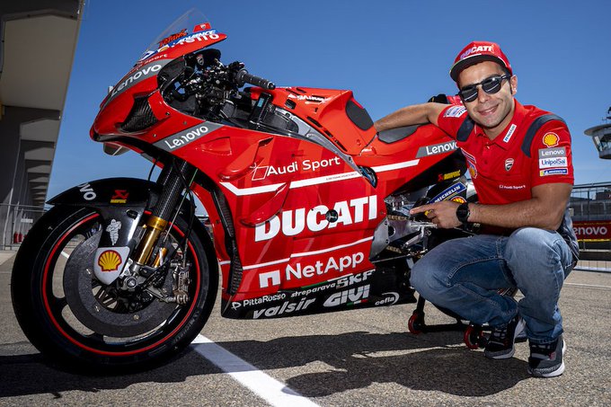 The Ducati Team and Danilo Petrucci together on track also in 2020