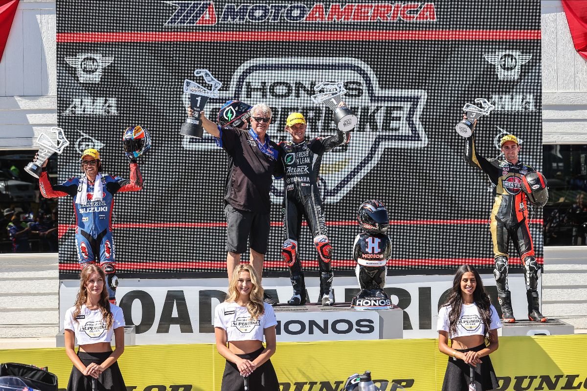 Gagne Wins Fifth Straight Motoamerica Honos Superbike Race