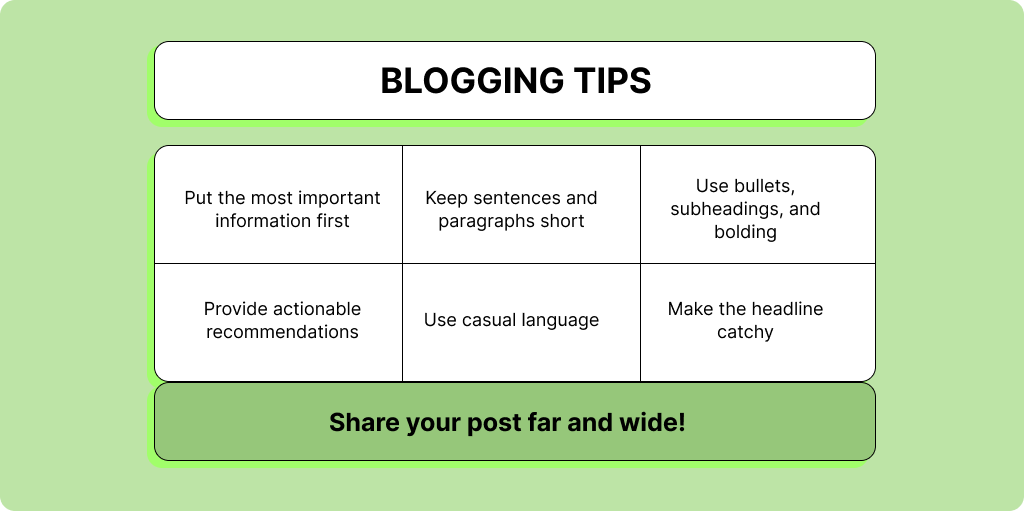 blogging tips