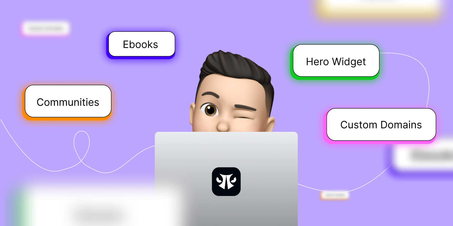 Trible July Digest: Communities, Ebooks, Hero Widget, and Custom Domains!