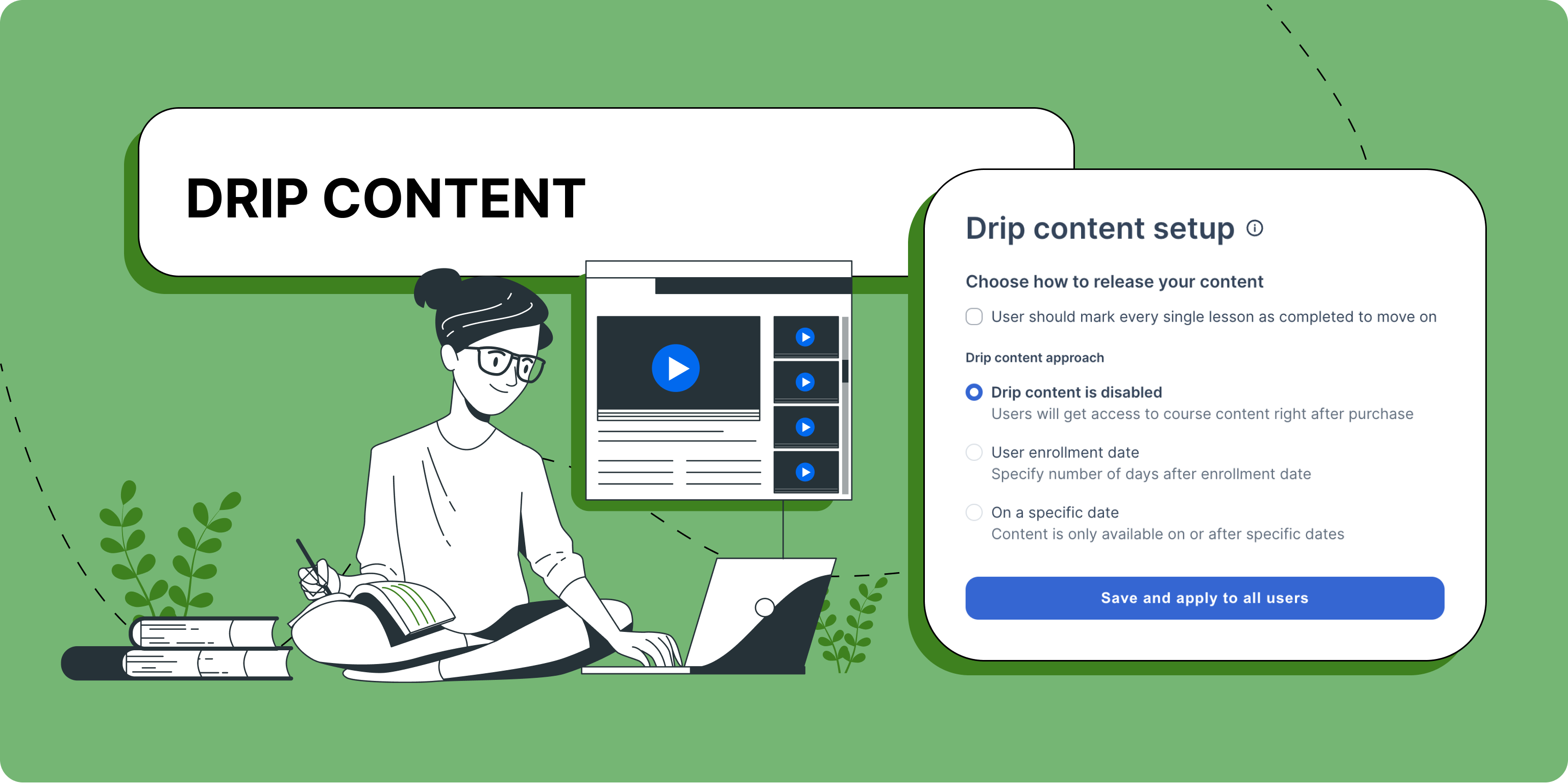 Drip content on Trible: Supercharge your Courses Delivery!