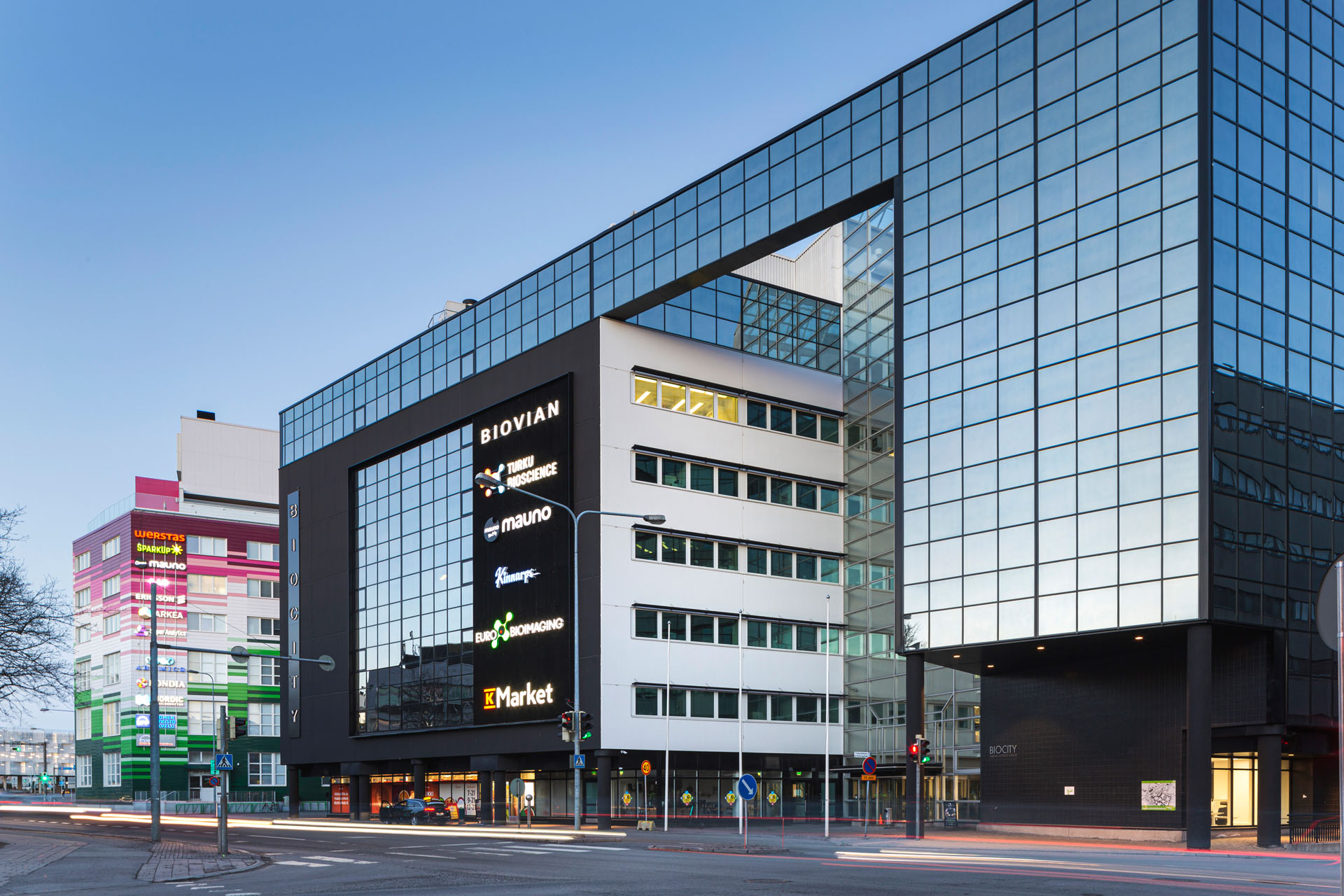 TTK-BioCity ulkoapäin.