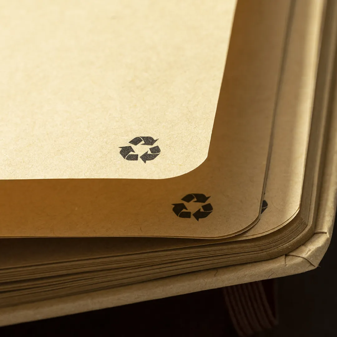 Bloco em papel reciclado