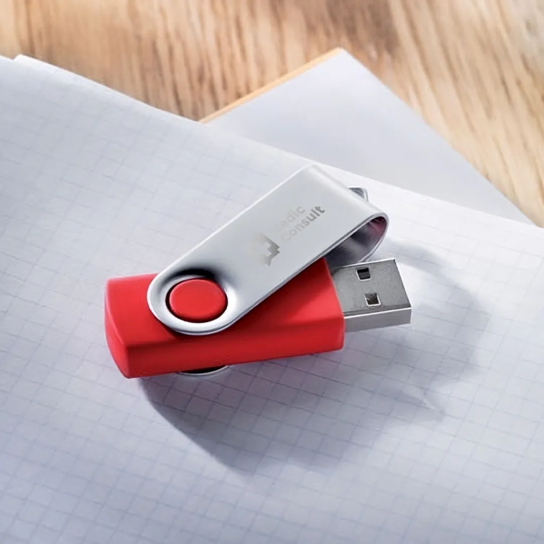 Memórias USB promocionais personalizadas