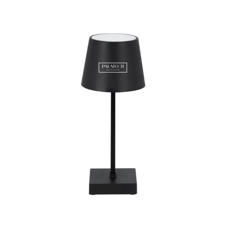 Candeeiro LED cromado com 3 modos de luz