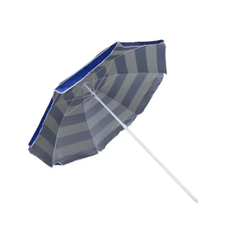 Guarda-sol de praia c/ diâmetro de 157 cm em nylon e metal