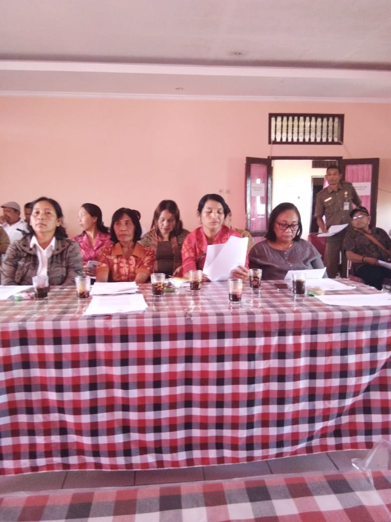 kegiatan Sosialisasi Peraturan Daerah No. 10 Tahun 2018 ttg Pelayanan Terpadu Satu Pintu di kecamatan Pupuan, Kab. Tabanan