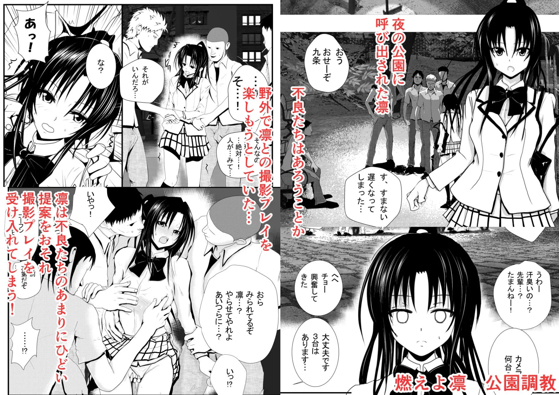 燃えよ凛 総集編 制服版 サンプル画像6