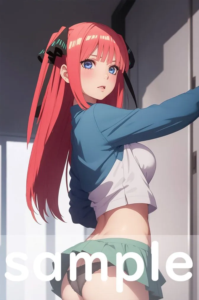 【揺れるおっぱい動画付】五等分●花嫁〜二乃 サンプル画像2