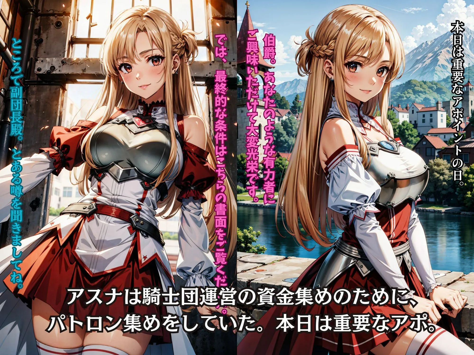 アスナ、金持ちおっさんと援交する〜パトロン集めのはずが快楽堕ち サンプル画像2