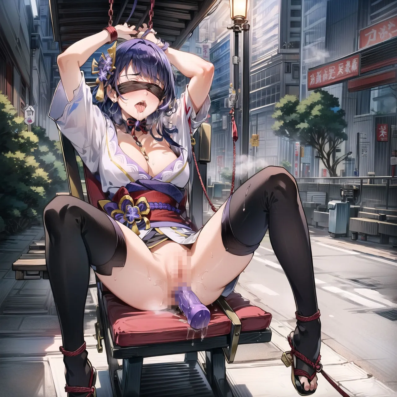 綺麗なお顔の雷〇将軍を辱めて辱めてアヘ顔を眺めたい 1 サンプル画像9