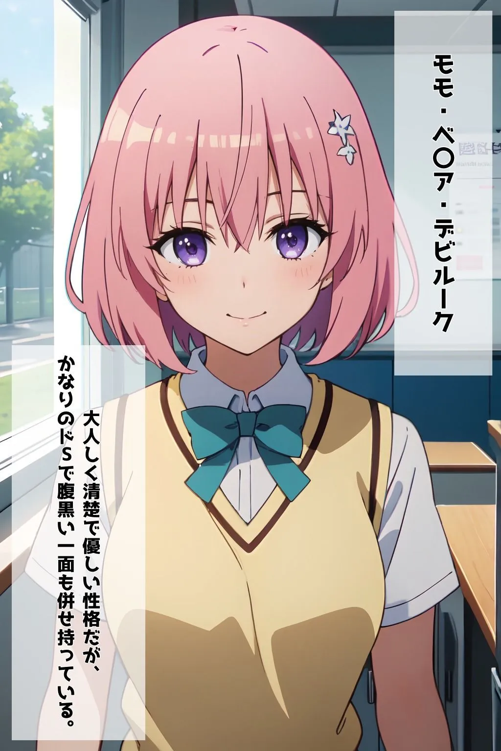 To L〇VEる モモ・ベ〇ア・デビルーク エロCG集【セリフ付き】 サンプル画像1