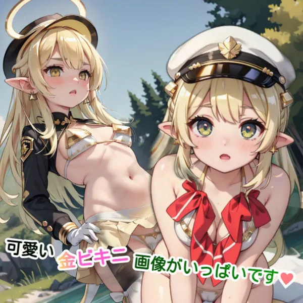 ブルーアーカイブ 2 シュポ〇キ金ビキニ サンプル画像2