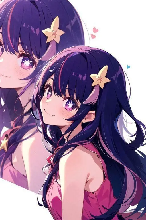 推しの◯ 星◯アイ みたいな女の子 サンプル画像1