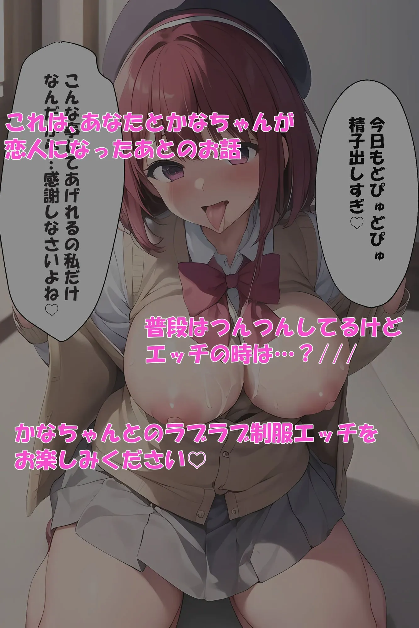 か〇ちゃんと制服イチャラブエッチ サンプル画像1