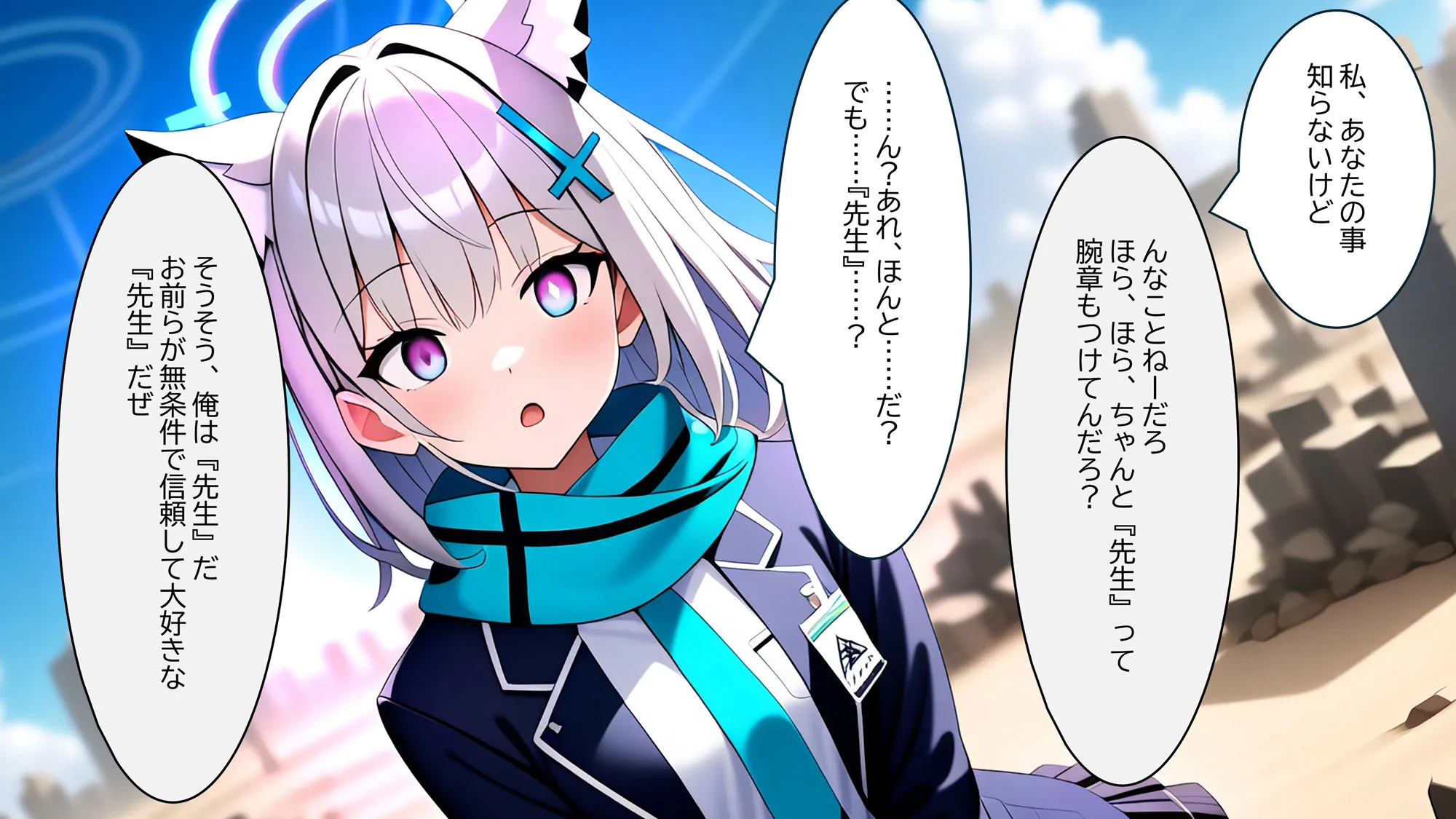 日常が『先生』に浸食された日 シロコ編 サンプル画像3