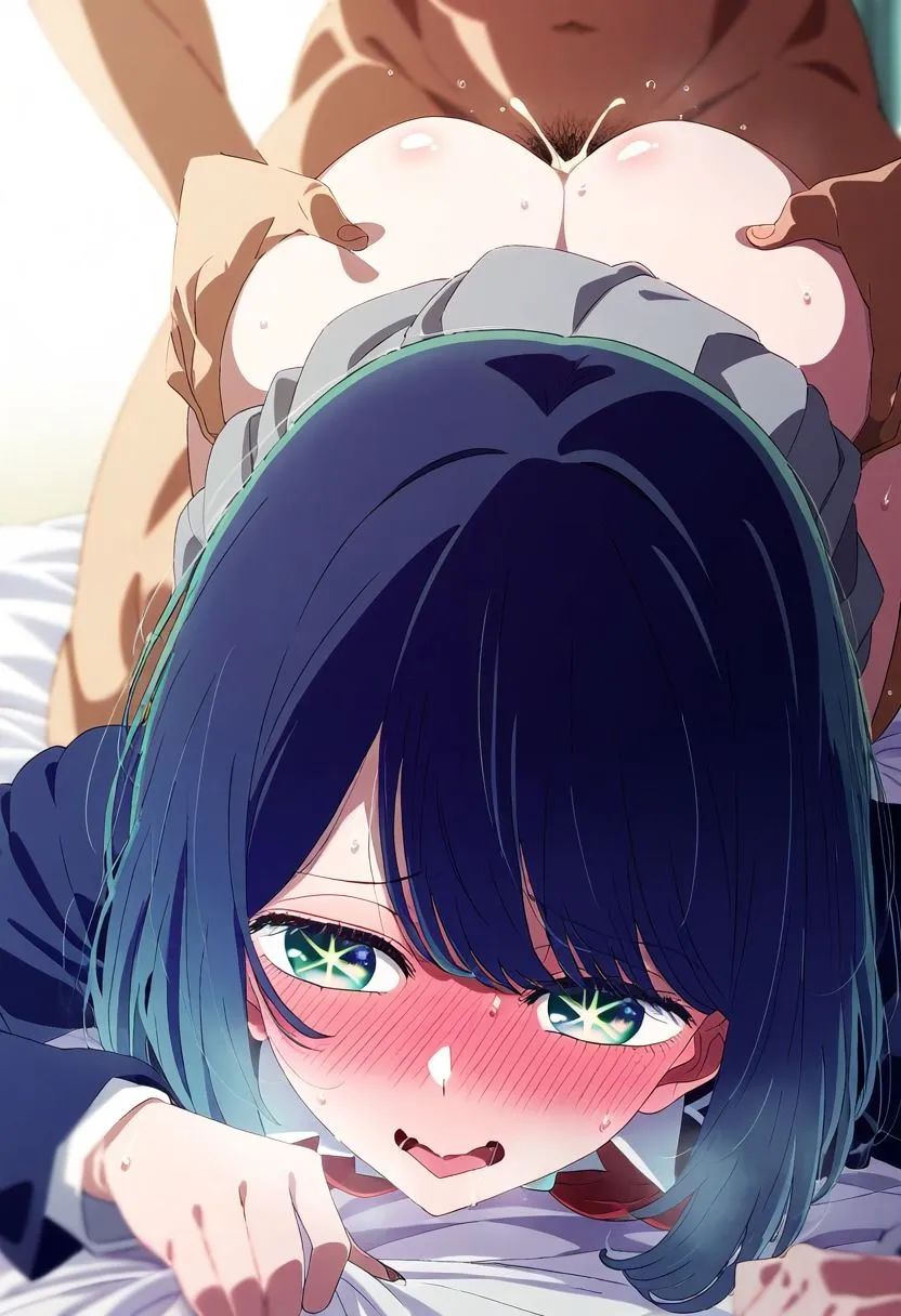 天才女優NTR！ 制服えっち 推し〇子 黒〇あかね エロCG集 サンプル画像1