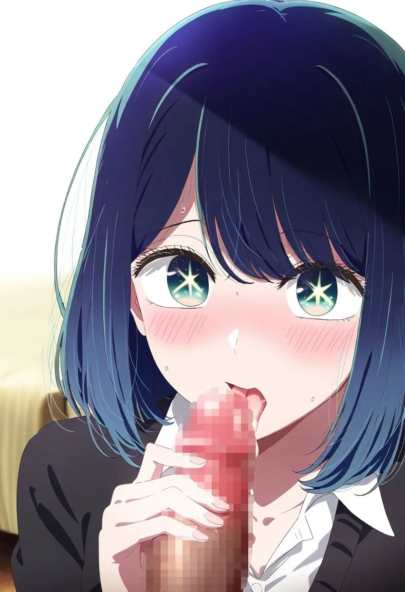 天才女優NTR！ 制服えっち 推し〇子 黒〇あかね エロCG集 サンプル画像2