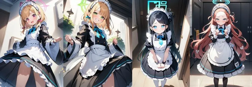 ミレニアムメイドの汗だく奉仕 サンプル画像2