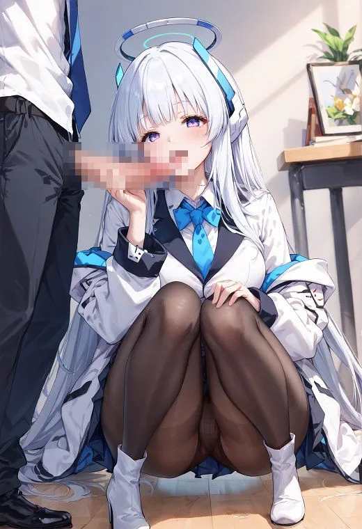 コスは雑だが秒で勃起させてくるコスプレイヤーをヤる 〜ブ○ーアーカイブ〜 サンプル画像6