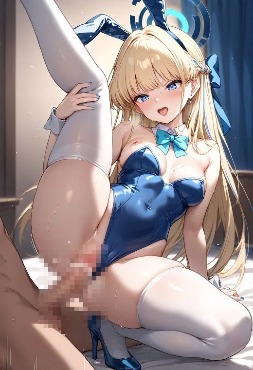 コスは雑だが秒で勃起させてくるコスプレイヤーをヤる 〜ブ○ーアーカイブ〜 サンプル画像7