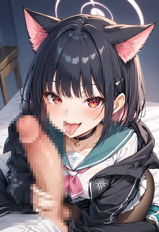 コスは雑だが秒で勃起させてくるコスプレイヤーをヤる 〜ブ○ーアーカイブ〜 サンプル画像8