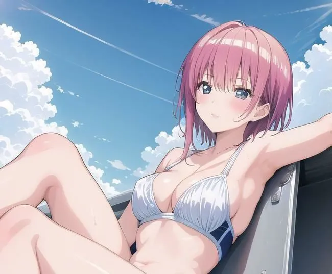 〜五等分の●嫁 水着編〜 中●一花 CG集 ＃3 サンプル画像5