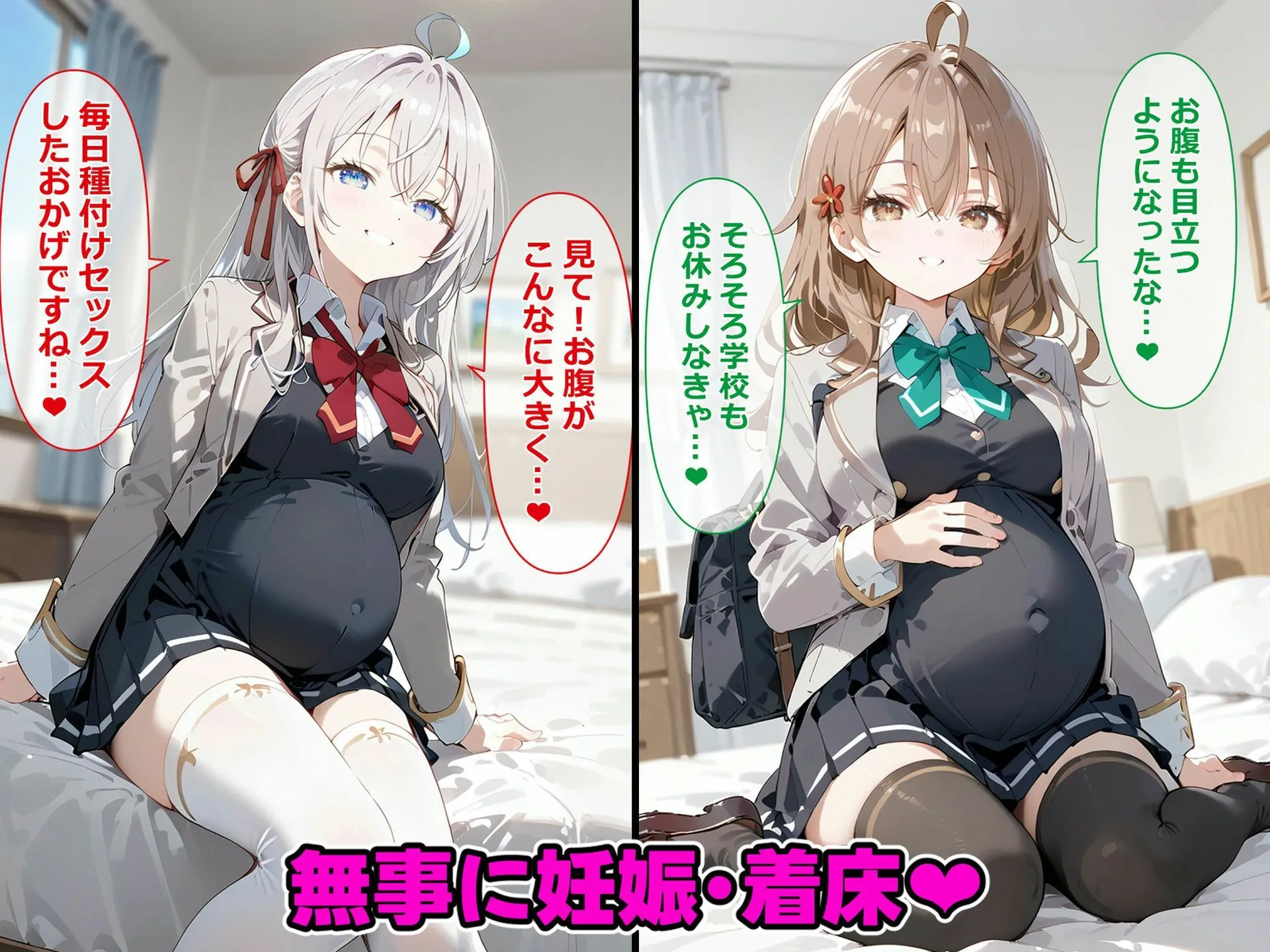 ロシデレのヒロイン達と汗だく孕ませHする話 サンプル画像8