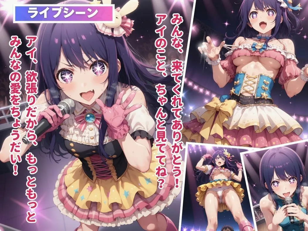 キモ男とアイドル×アプリ サンプル画像1