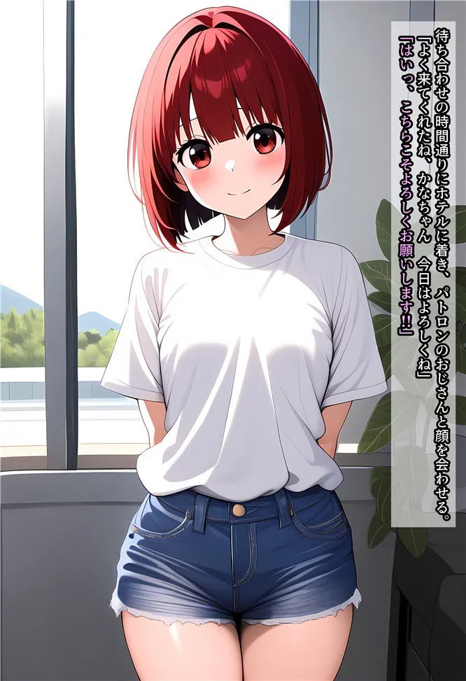 かなちゃん 白ビキニでえっちな営業 サンプル画像6