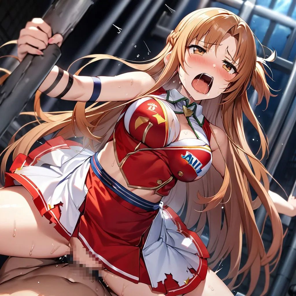 監獄 調教 レ〇プエロCG集 結〇アスナ編 コスプレ チアリーダー&チャイナドレス&メイド 〜 ソードアートオンライ〇 アスナ SA〇〜 【フルカラー全333枚】 サンプル画像2