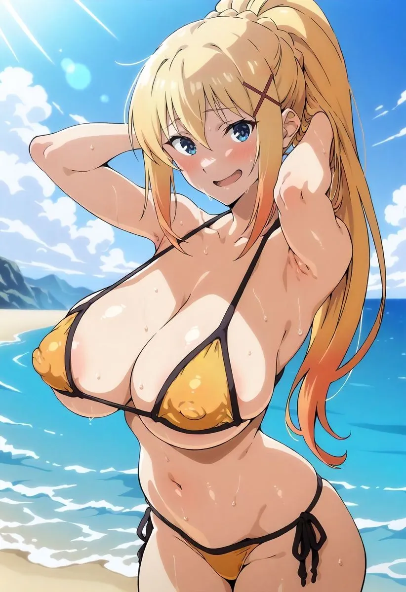 ダ〇ネスコスプレの爆乳女の子を撮影しながらH サンプル画像2
