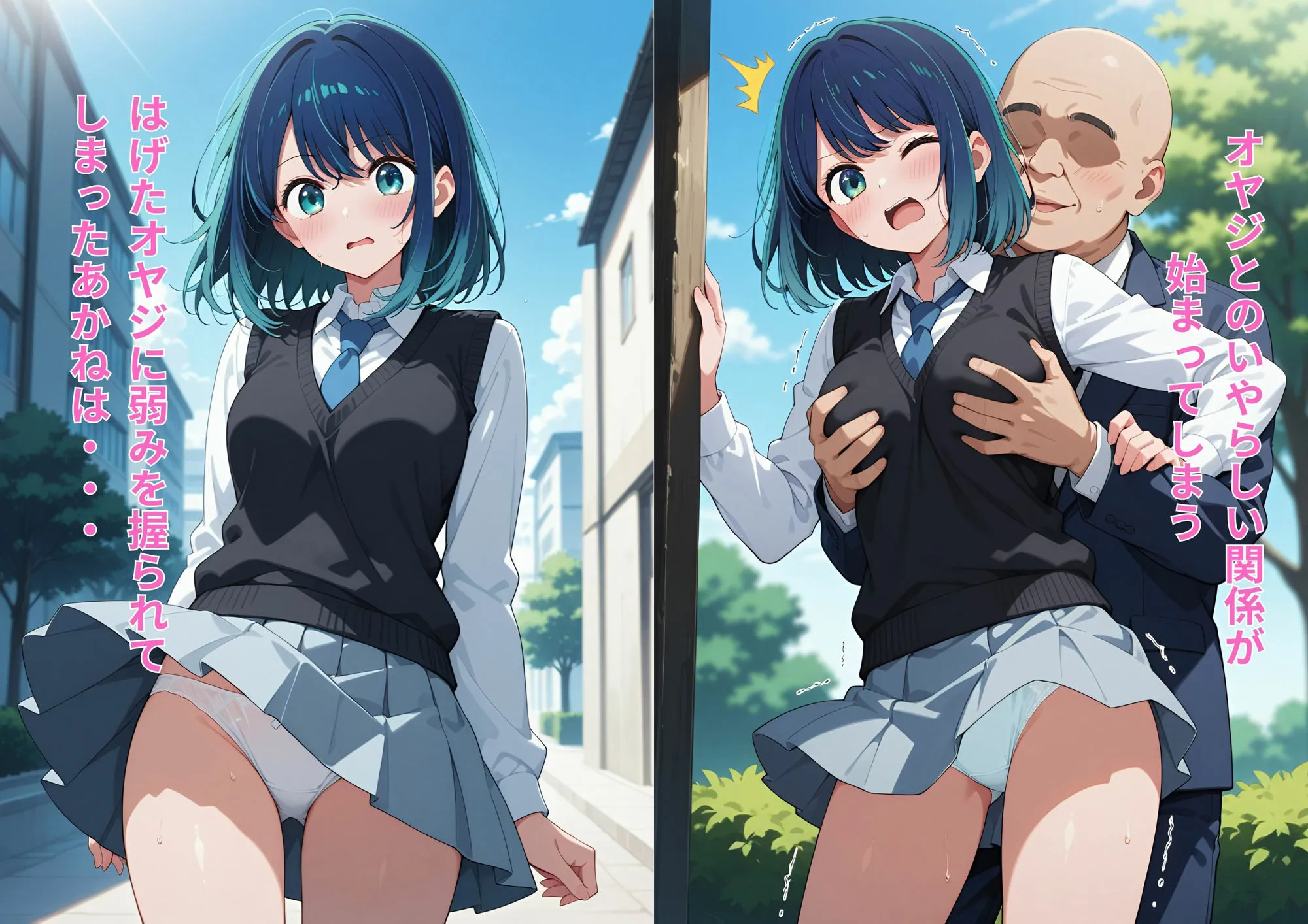 はげオヤジの陵◯調教記録黒川あ◯ね編 サンプル画像1
