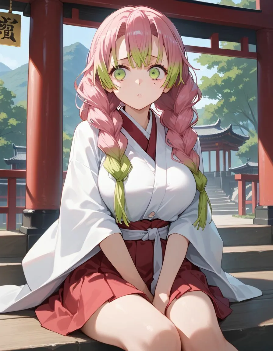 蜜璃色 甘○寺蜜璃 イラスト集 サンプル画像3