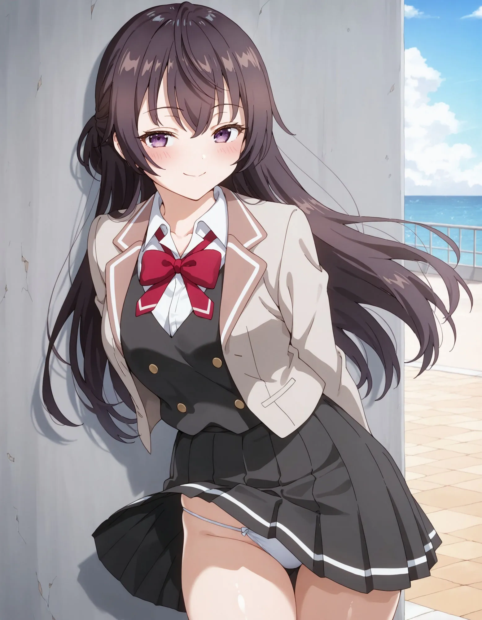 周〇有希のパンチラ〜制服編〜 サンプル画像1