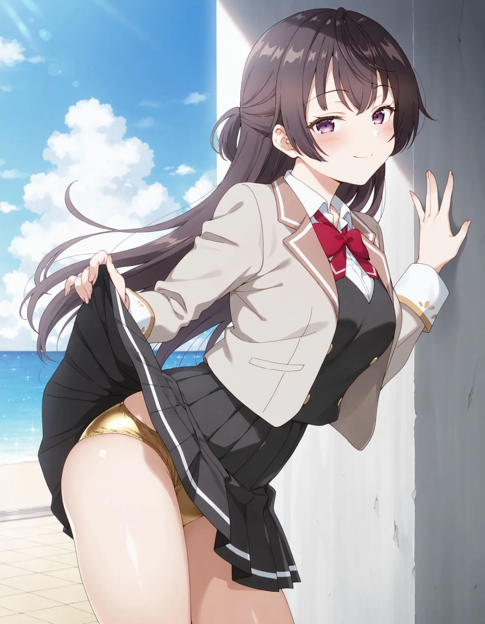 周〇有希のパンチラ〜制服編〜 サンプル画像3
