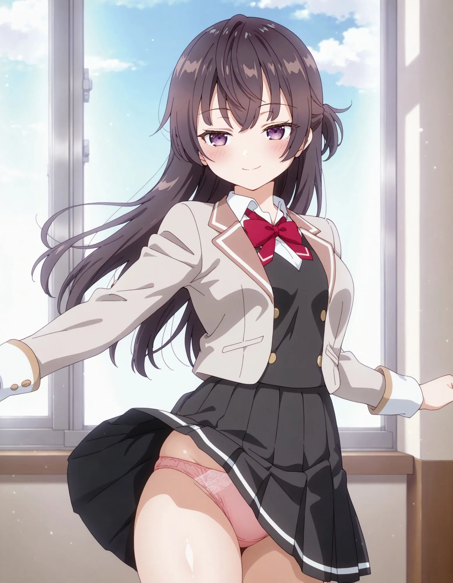 周〇有希のパンチラ〜制服編〜 サンプル画像4