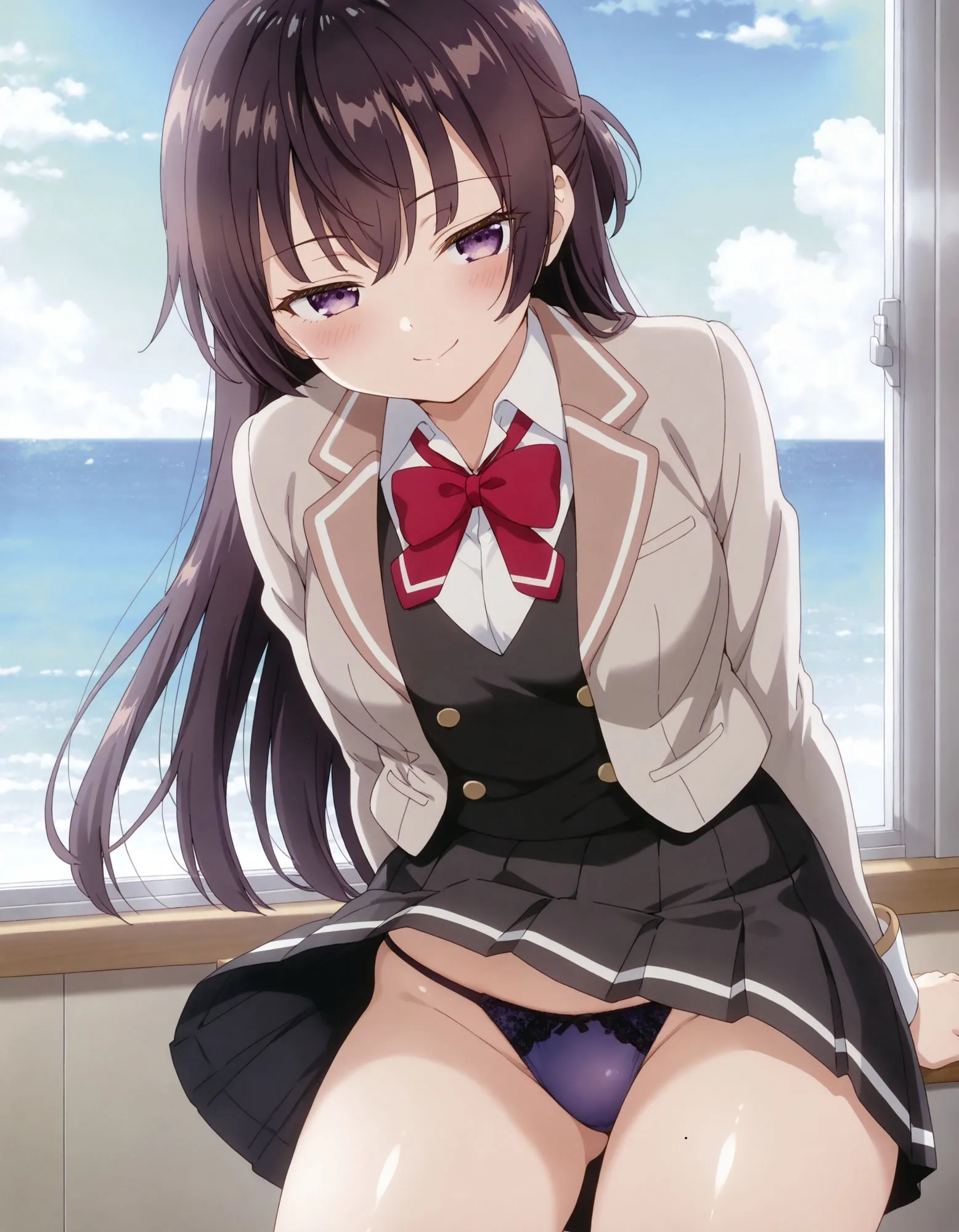 周〇有希のパンチラ〜制服編〜 サンプル画像7