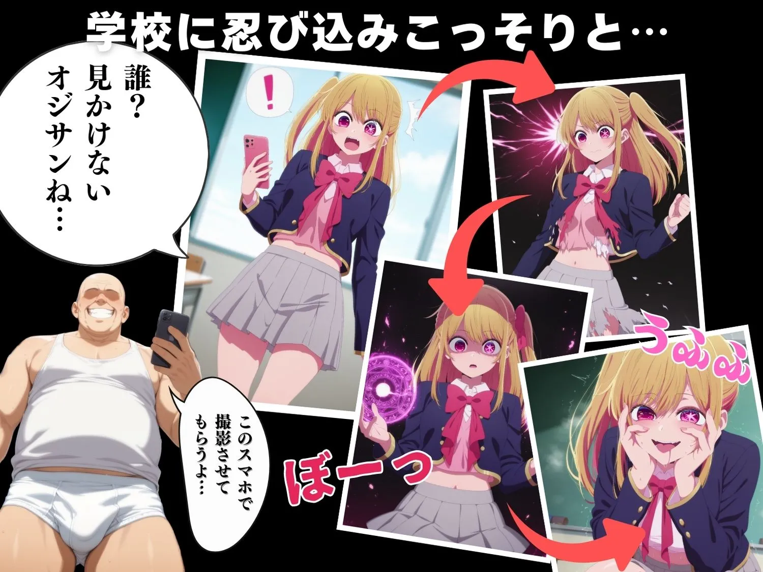 【催●・寝取られ・妊娠】推し●子 星● 瑠美衣 サンプル画像2