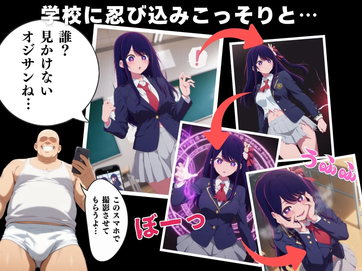 【催●・寝取られ・妊娠】推し●子 星● アイ サンプル画像2