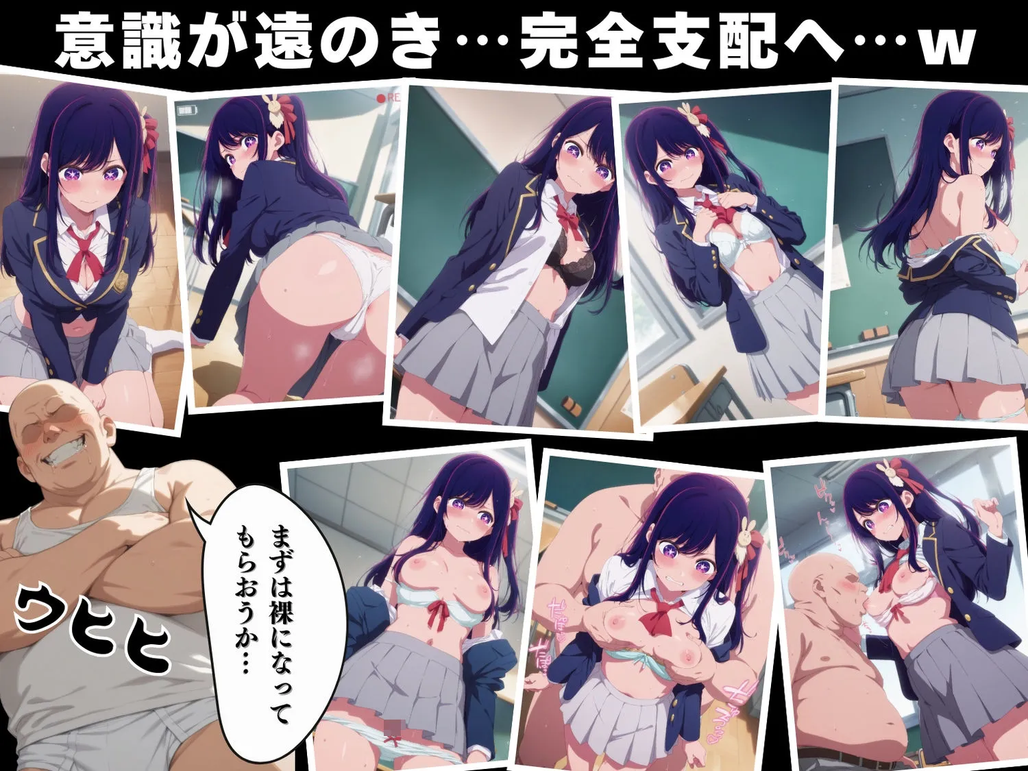 【催●・寝取られ・妊娠】推し●子 星● アイ サンプル画像3