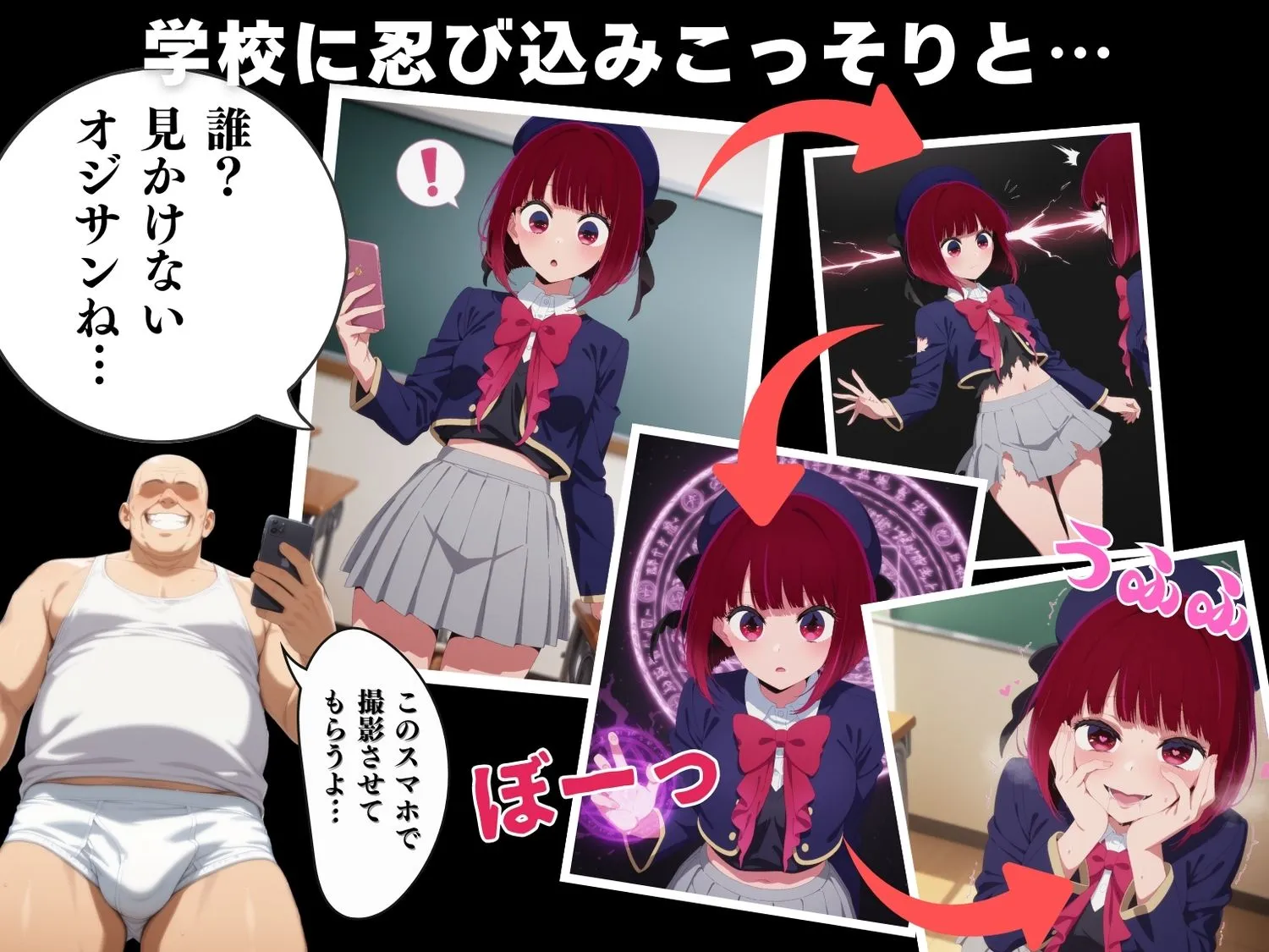 【催●・寝取られ・妊娠】推し●子 有● かな サンプル画像2