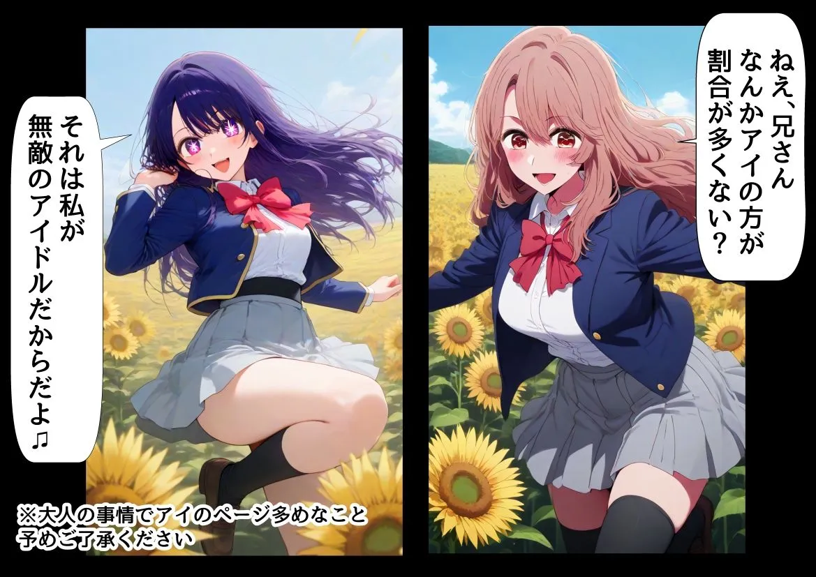 俺は大好きな星●アイ＆斉●ミヤコのお兄ちゃんになる《セリフ有りCG版》〜《馬並み巨根お兄ちゃんに転生》〜 サンプル画像7