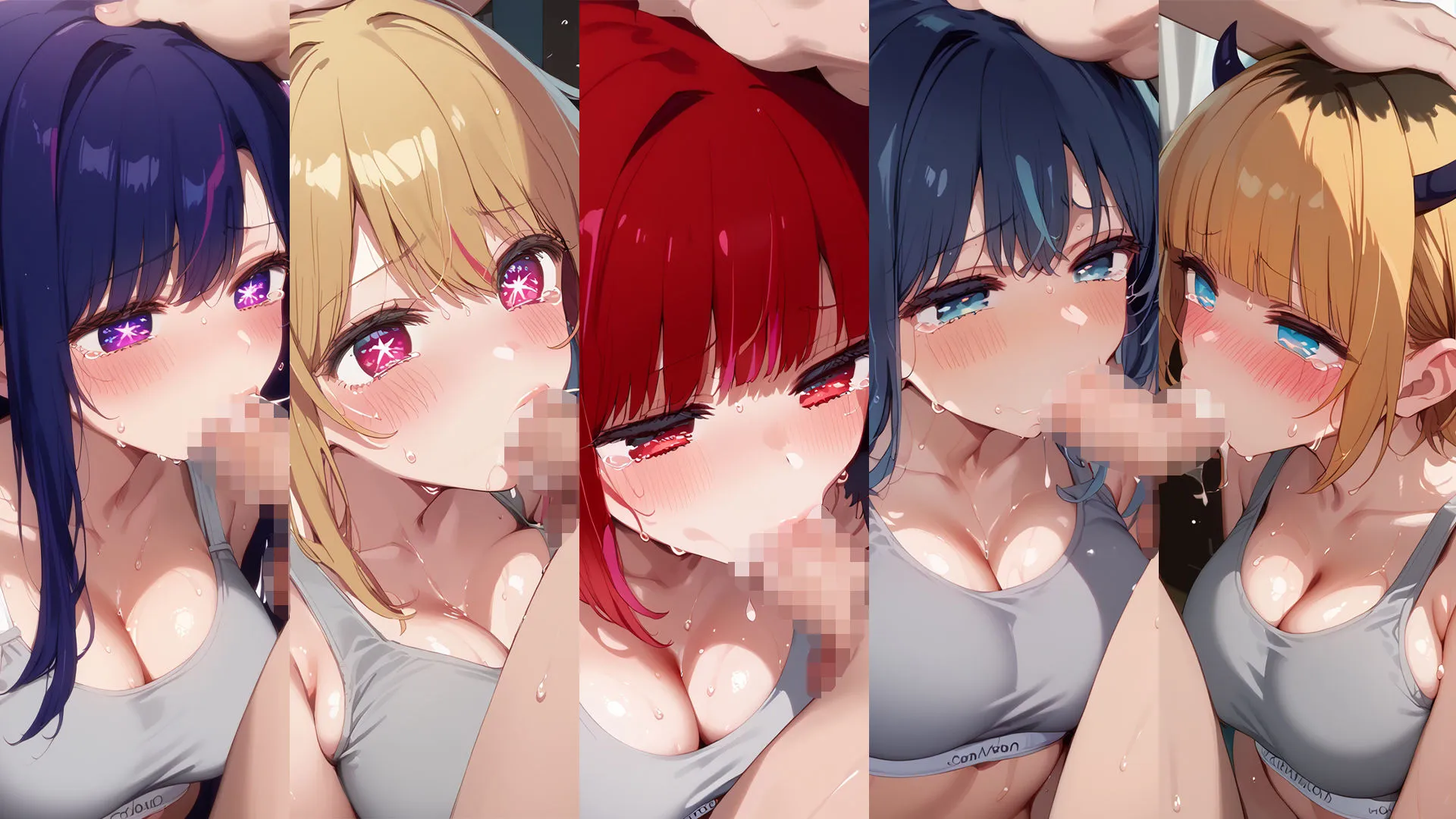 汗だくスポブラえっち 推〇の子ver サンプル画像2