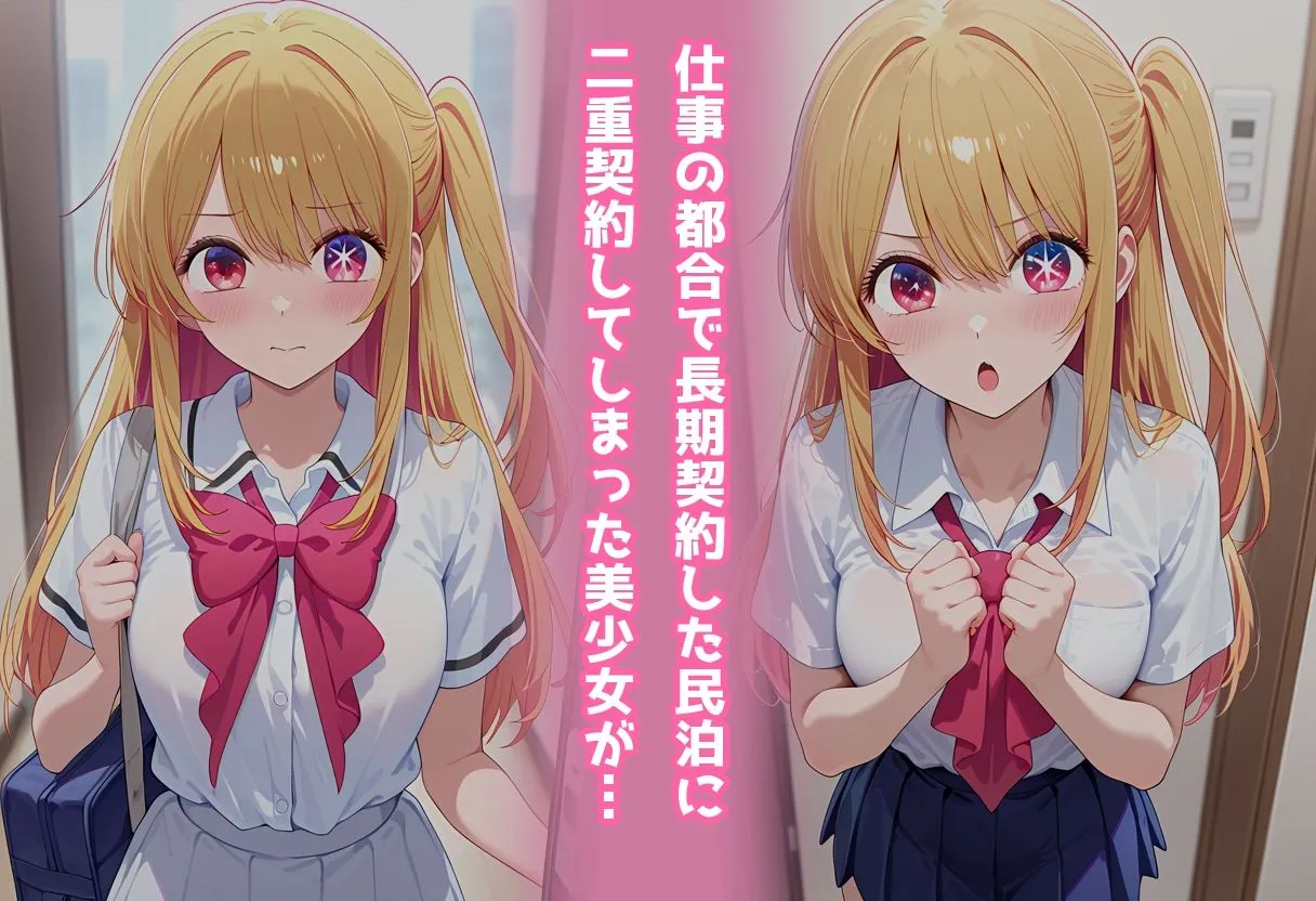 民泊トラブル!?…美少女と突然の強●ルームシェア性活 〜星●ルビー編〜 サンプル画像1