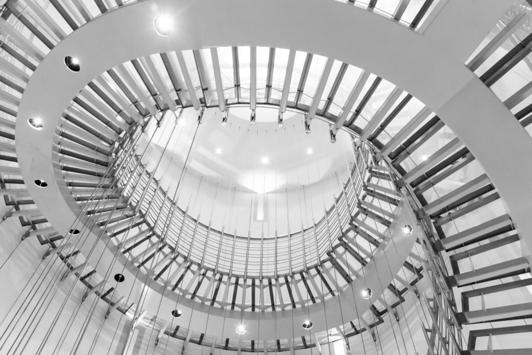 Spiral Staircase, Warsaw, Poland