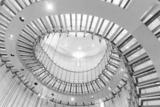 Spiral Staircase, Warsaw, Poland