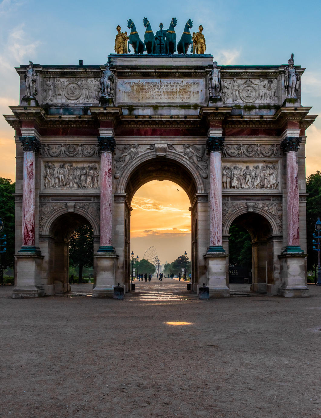 Arc de Triomphe du Carrousel, Paris, France